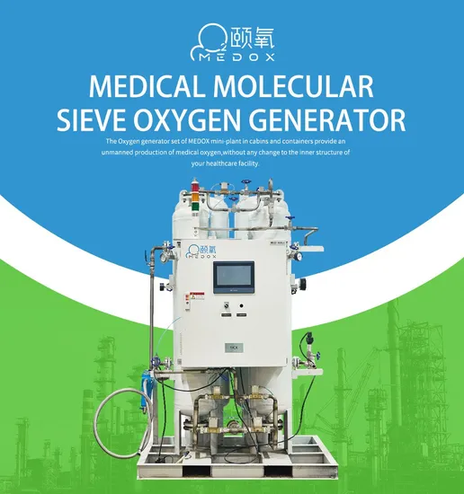 Factory 40m³ / Hour Containerized Type Medical Oxygen Generator Single Unit for Sale
